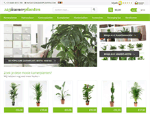 Tablet Screenshot of 123kamerplanten.com